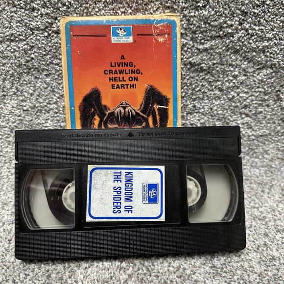 Kingdom of the Spiders 1977 VHS - William Shatner - Monster Vintage Horror - Picture 4 of 4
